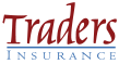 Logo for Traders Insurance featuring the word 