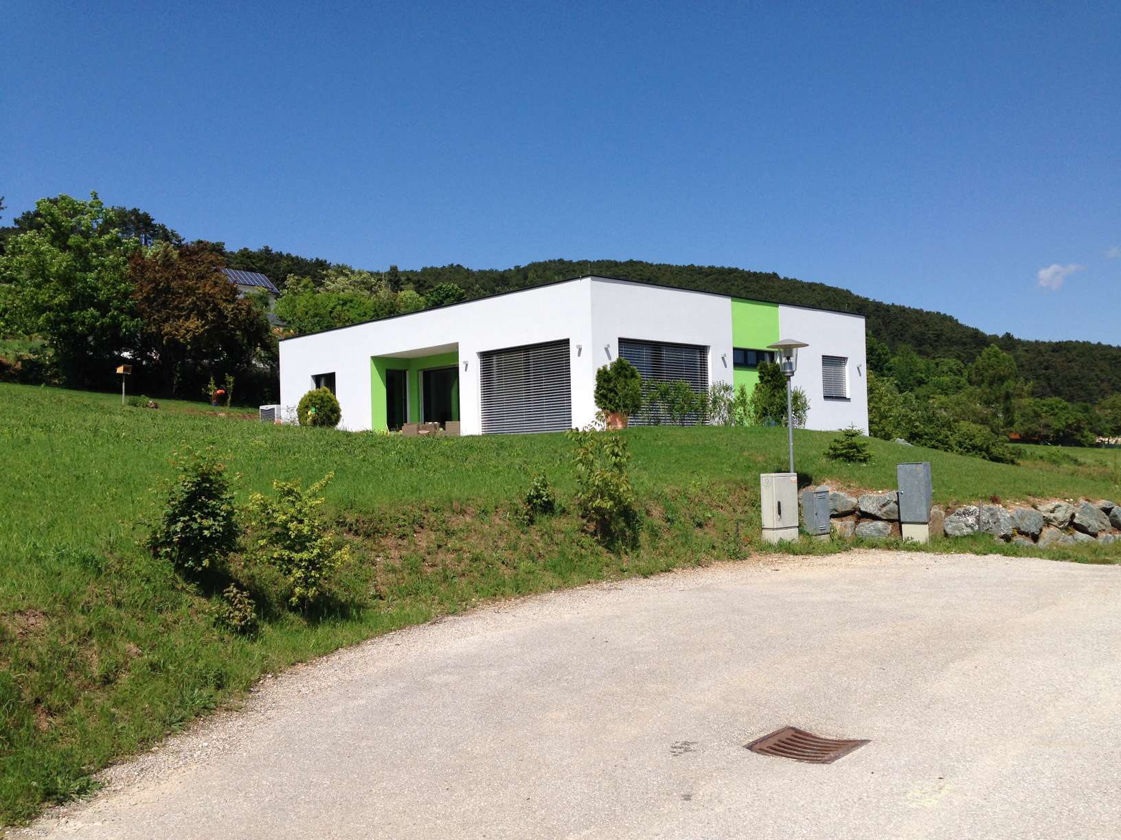 Farbanstrich von Außenwänden