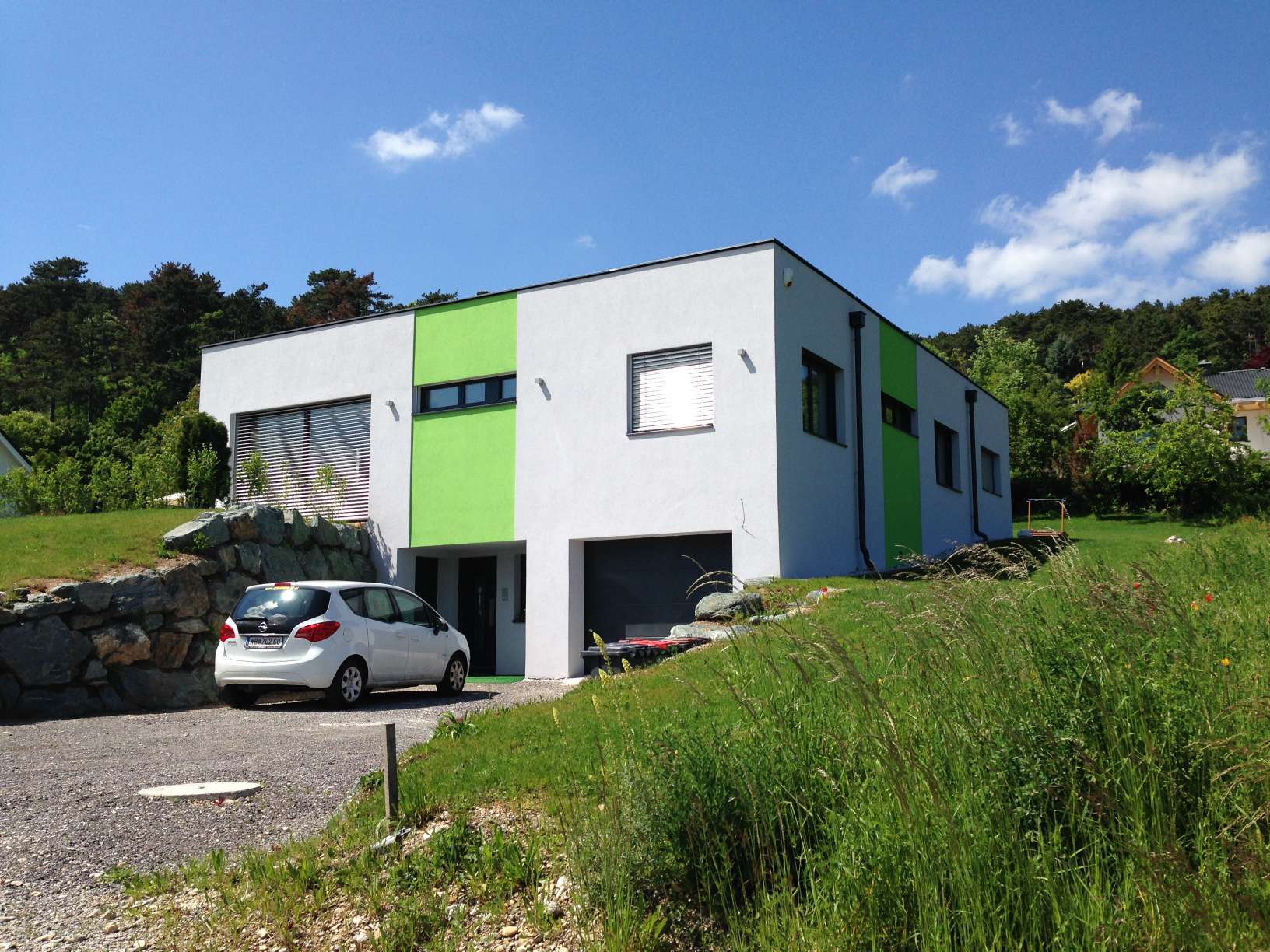 Fassade für Wohnblock