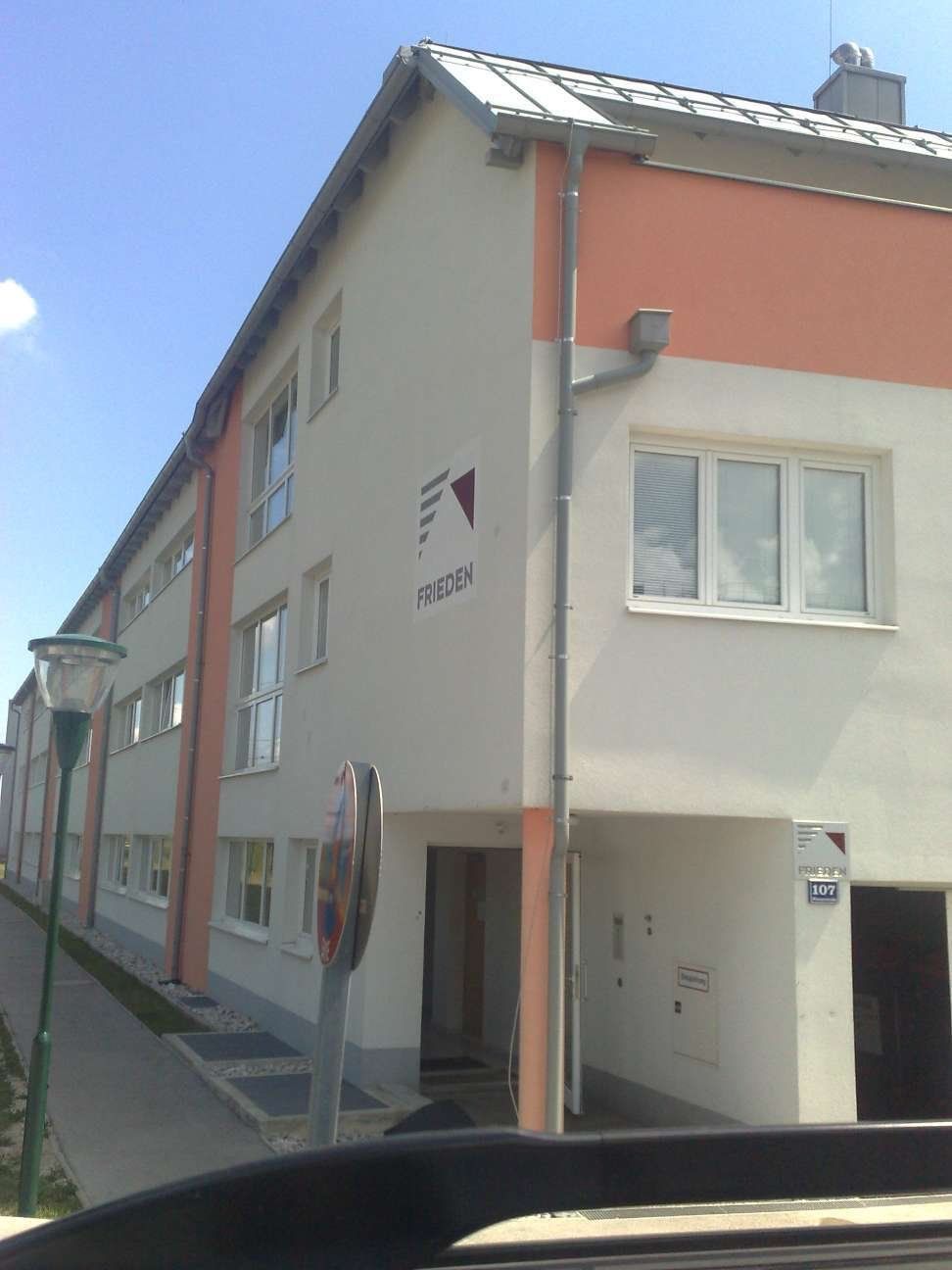 Hauseck nach Malerarbeiten