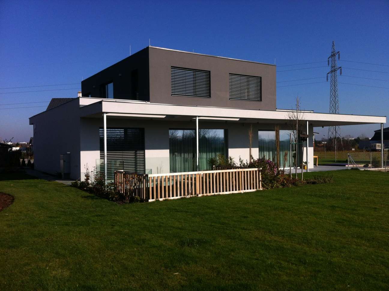 Fassade bei Einfamilienhaus