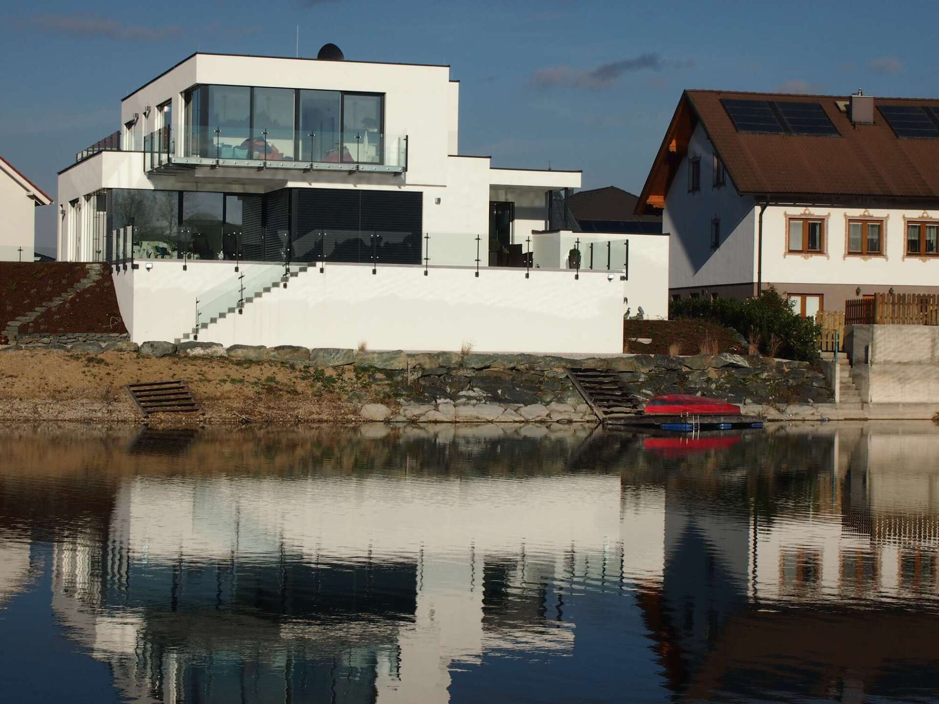 Vorderseite von Wohnhaus