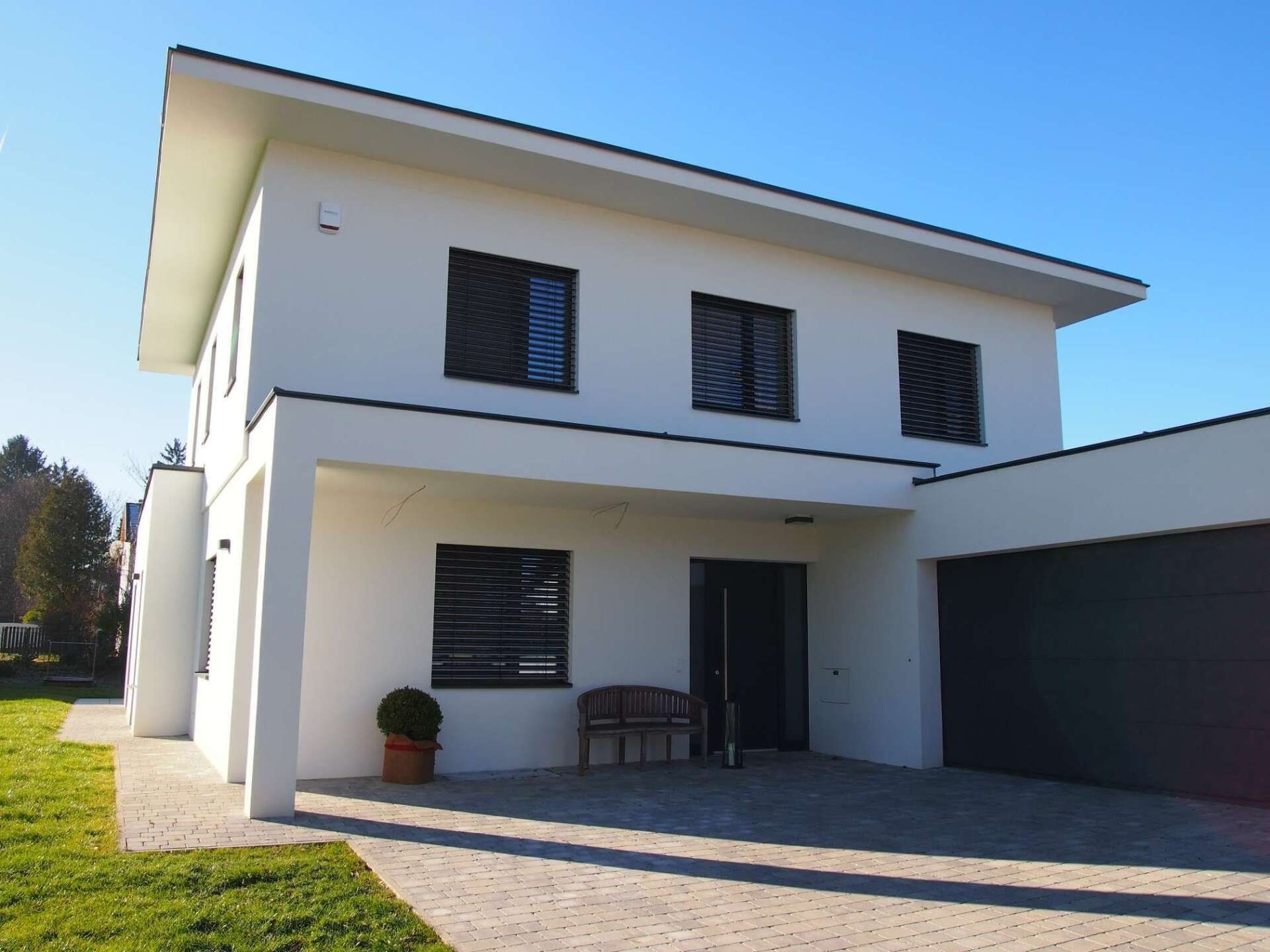 Vorderseite der Fassade