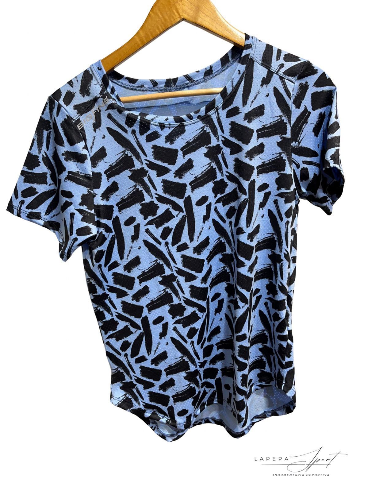 Remera dri-fit sublimada azul