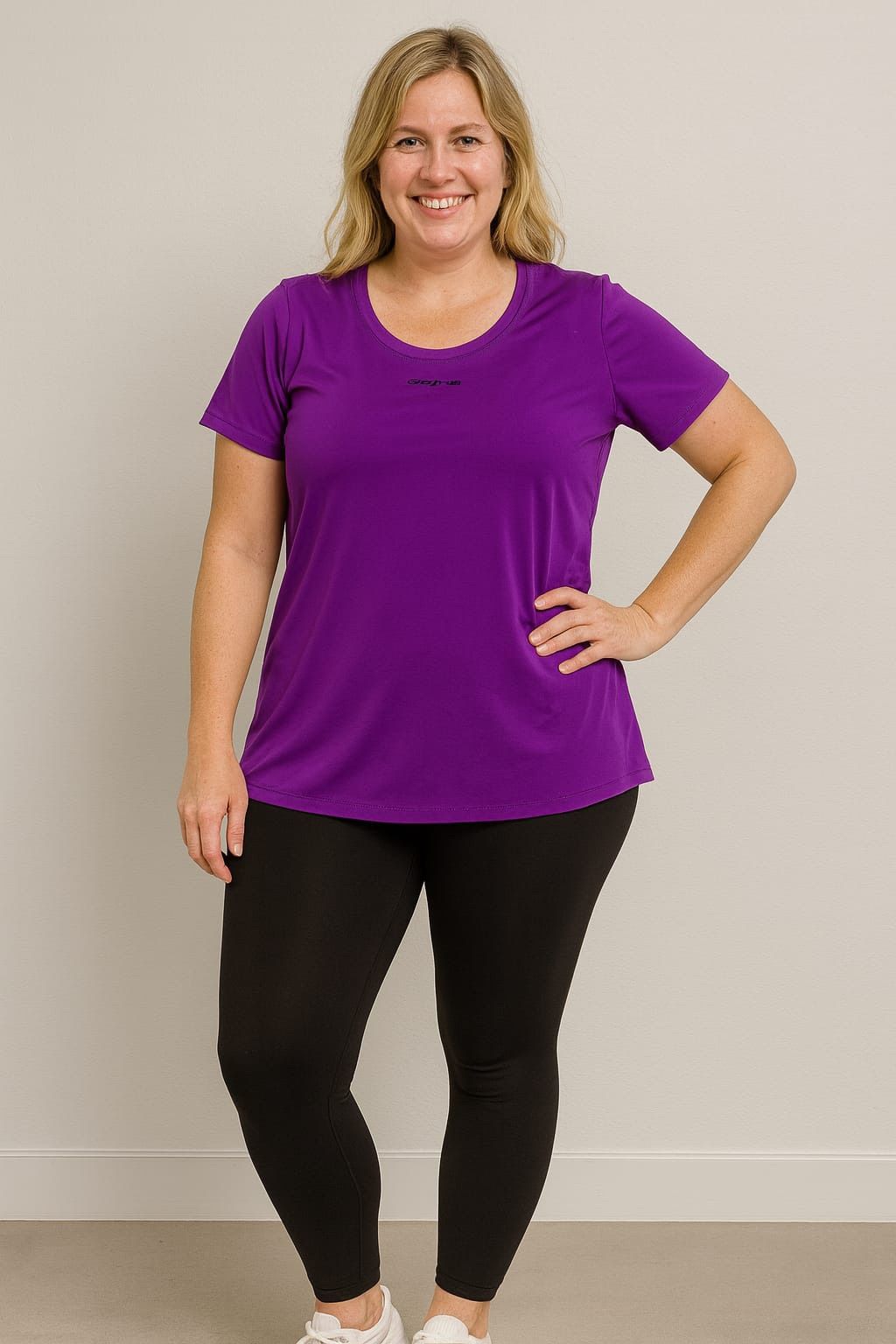 Remera dri-fit violeta