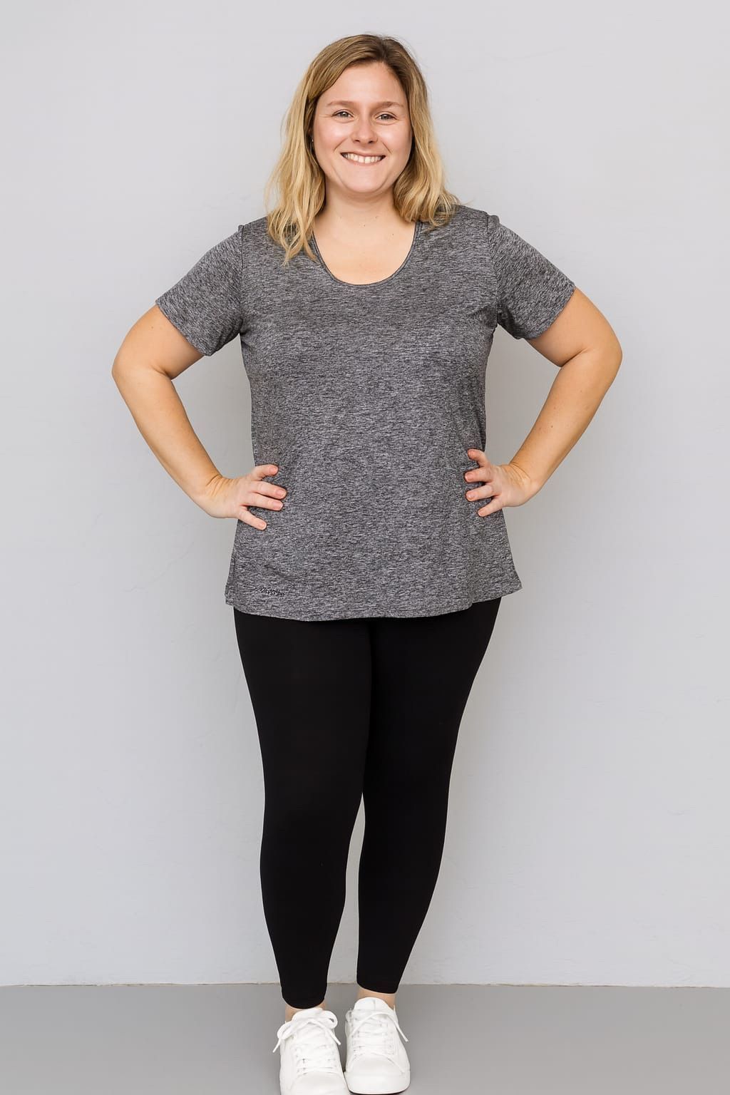 Remera polisoft gris