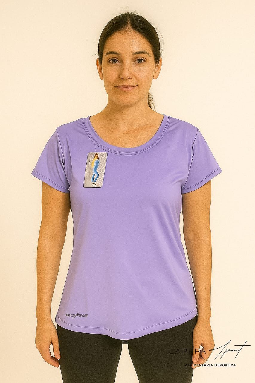 Remera suplex escote redondo