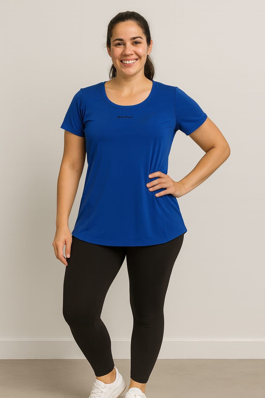 Remera dri-fit azul