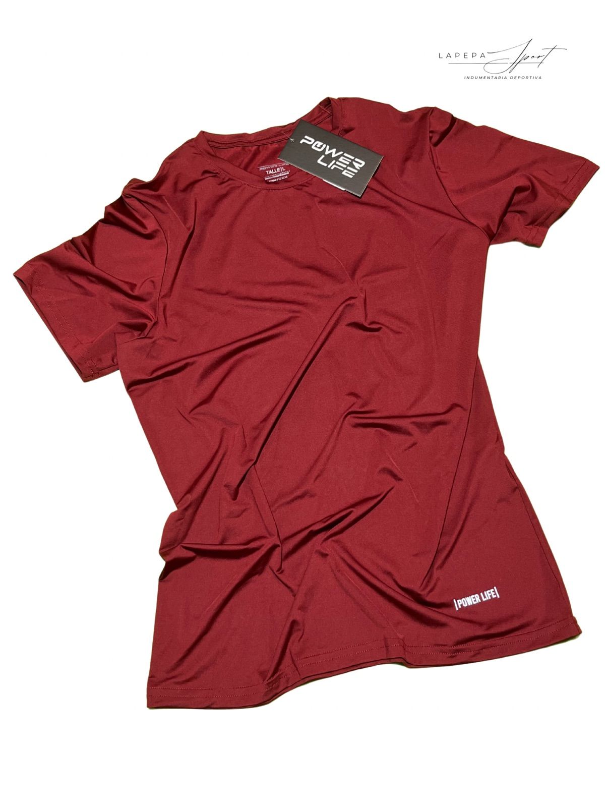 Remera polisoft bordó