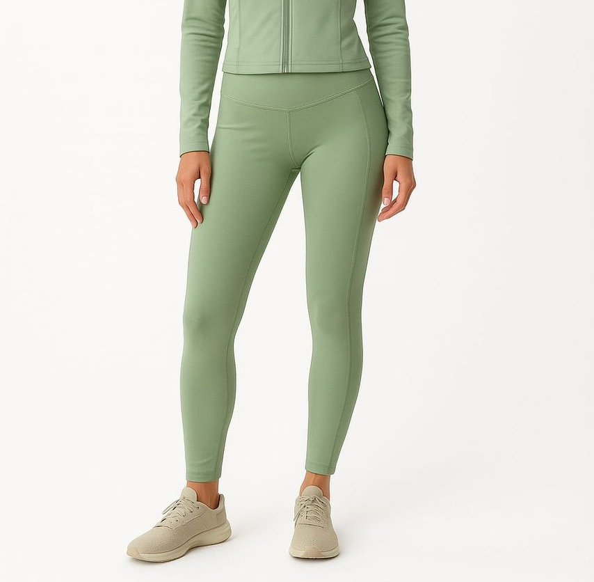 Calza Pilates verde agua