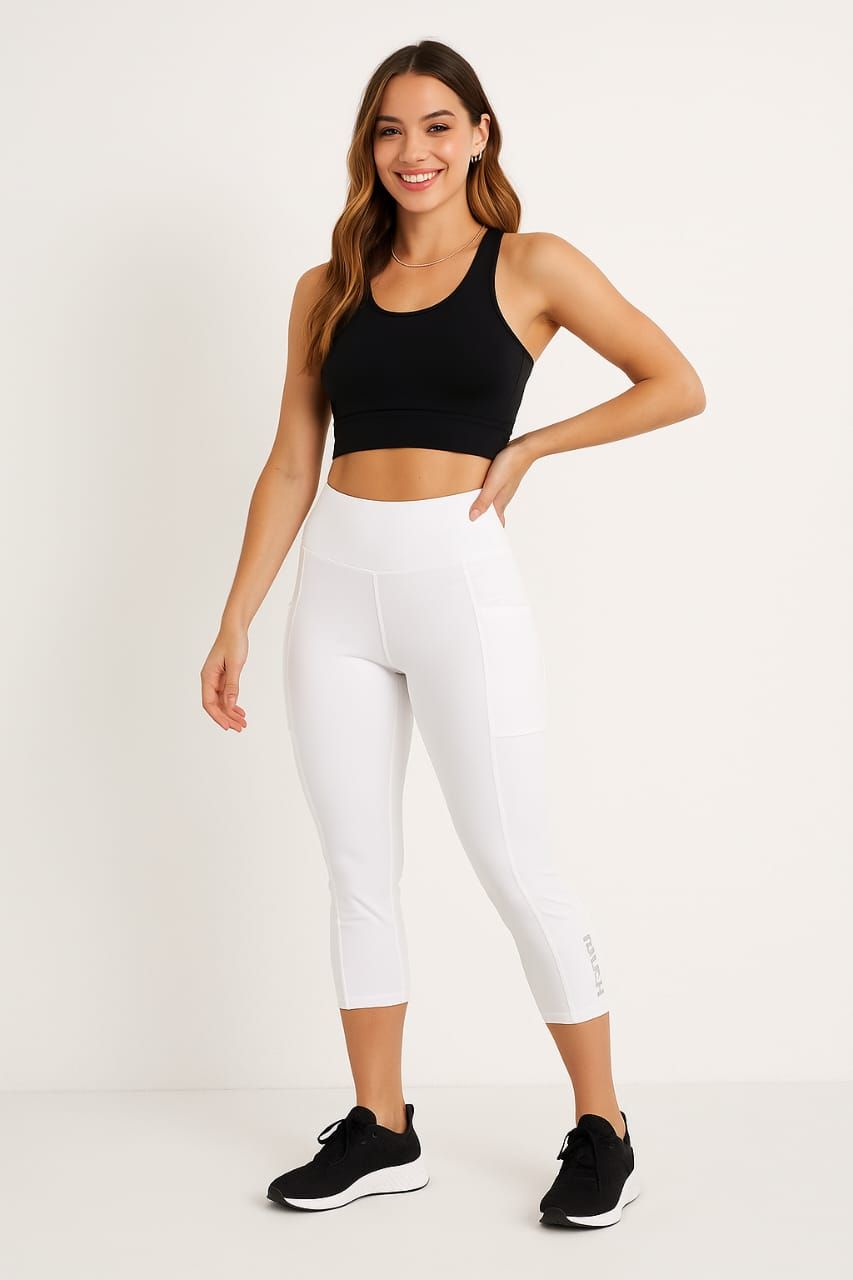 Calza capri con bolsillo