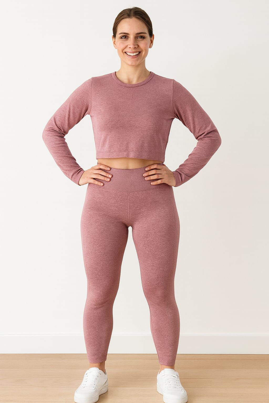 Set calza push up y crop manga l.