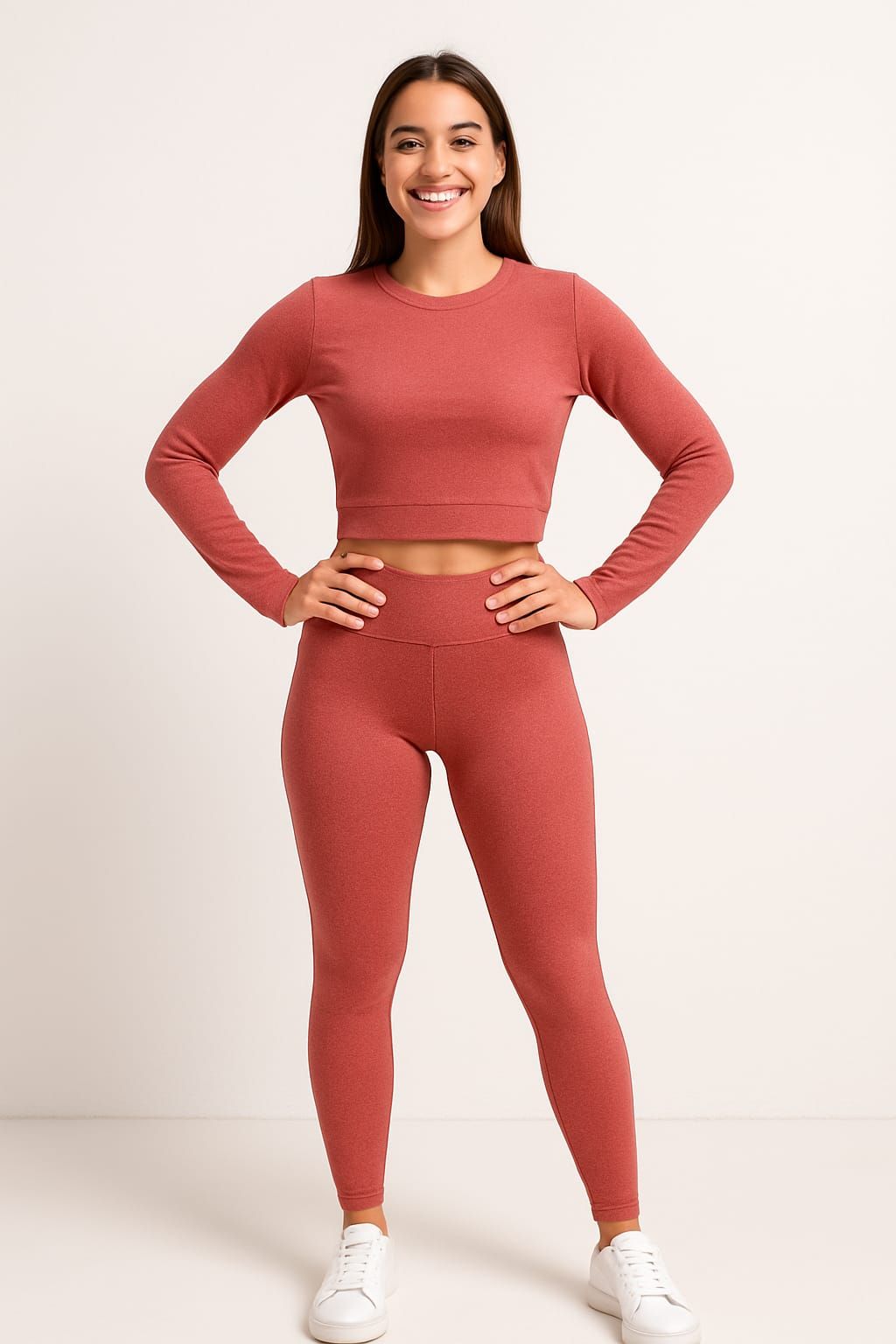 Set calza push up y crop manga l.