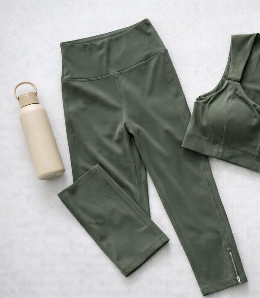 Calza Dual verde militar