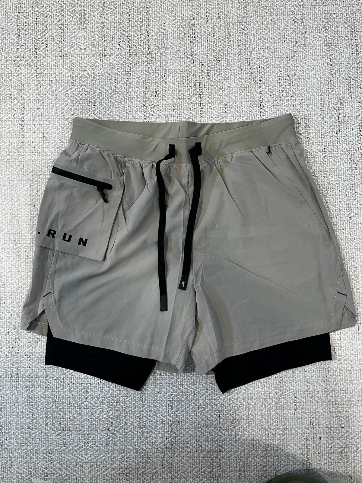 Short con calza I-Run gris