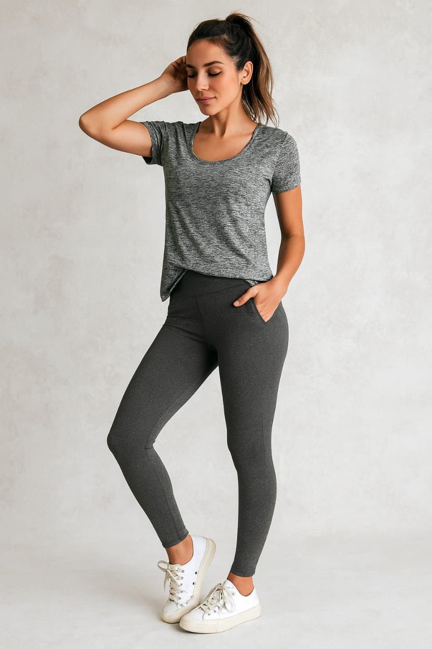 Remera polisoft gris