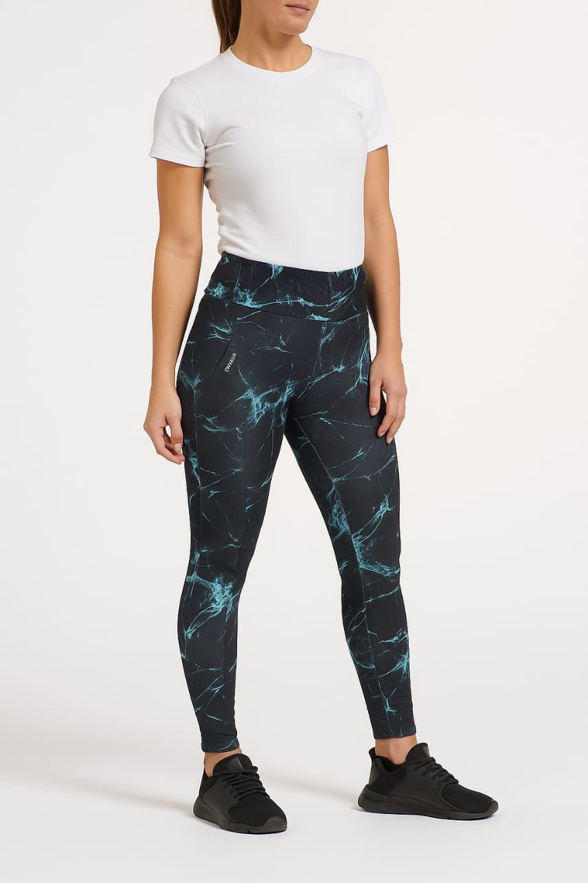 Pantalón recto estampado