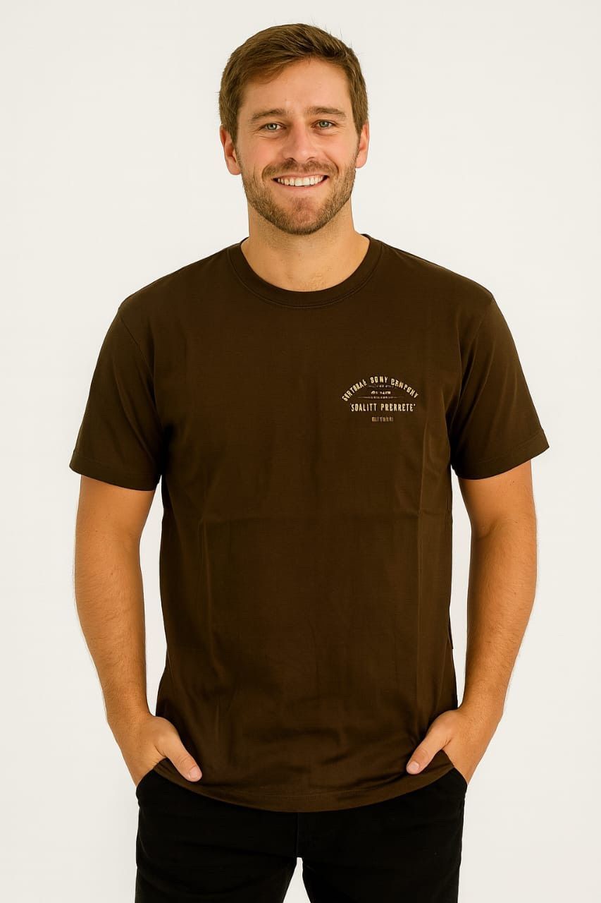 Remera Rusty marrón