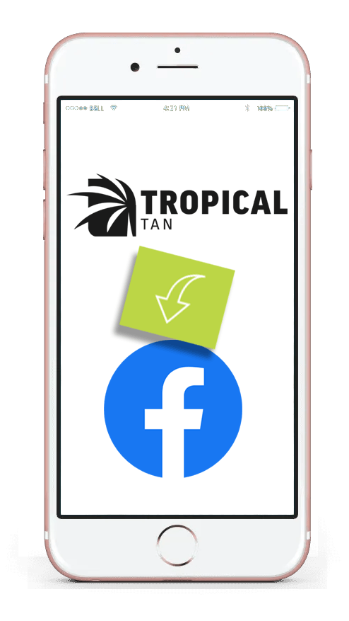 tropical tan on facebook