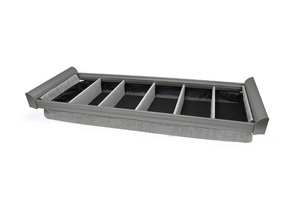 Graphite Color Option For Lingerie Drawer Organizer