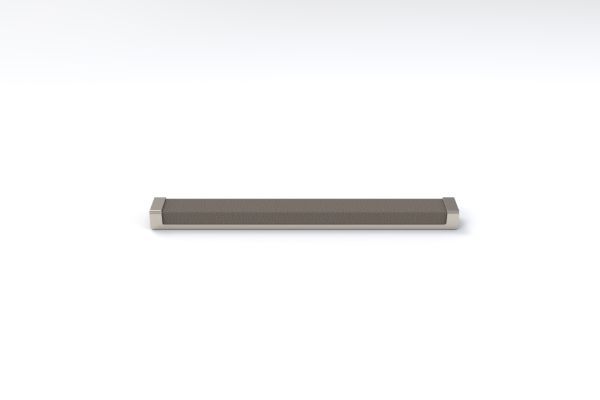 Pewter Matte Nickel Color Option for Luxe Leather Handles