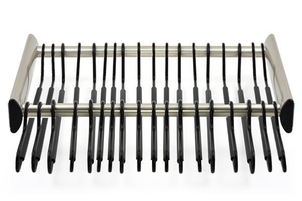 Matte Nickel Color Option for Synergy Pants Rack Organizer