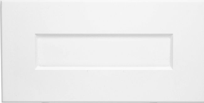 One-Piece Shaker Style Option With White Finish