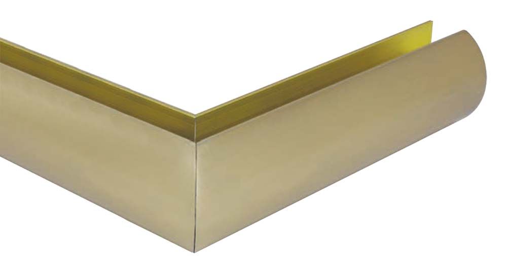 Satin Brass Frameless Shower Doors Finishes