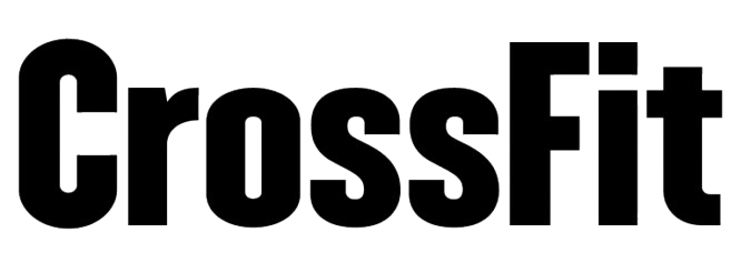 CrossFit logo in bold black text.