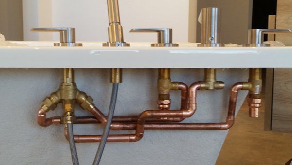 Bathtub Pipe System — Yucca Valley, CA — John Mahany Plumbing