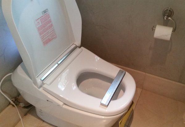 Measuring Toilet Bowl — Yucca Valley, CA — John Mahany Plumbing