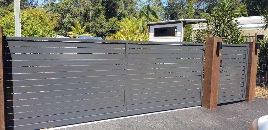 Gray Metal Gates — Fencing & Screens in Noosaville QLD