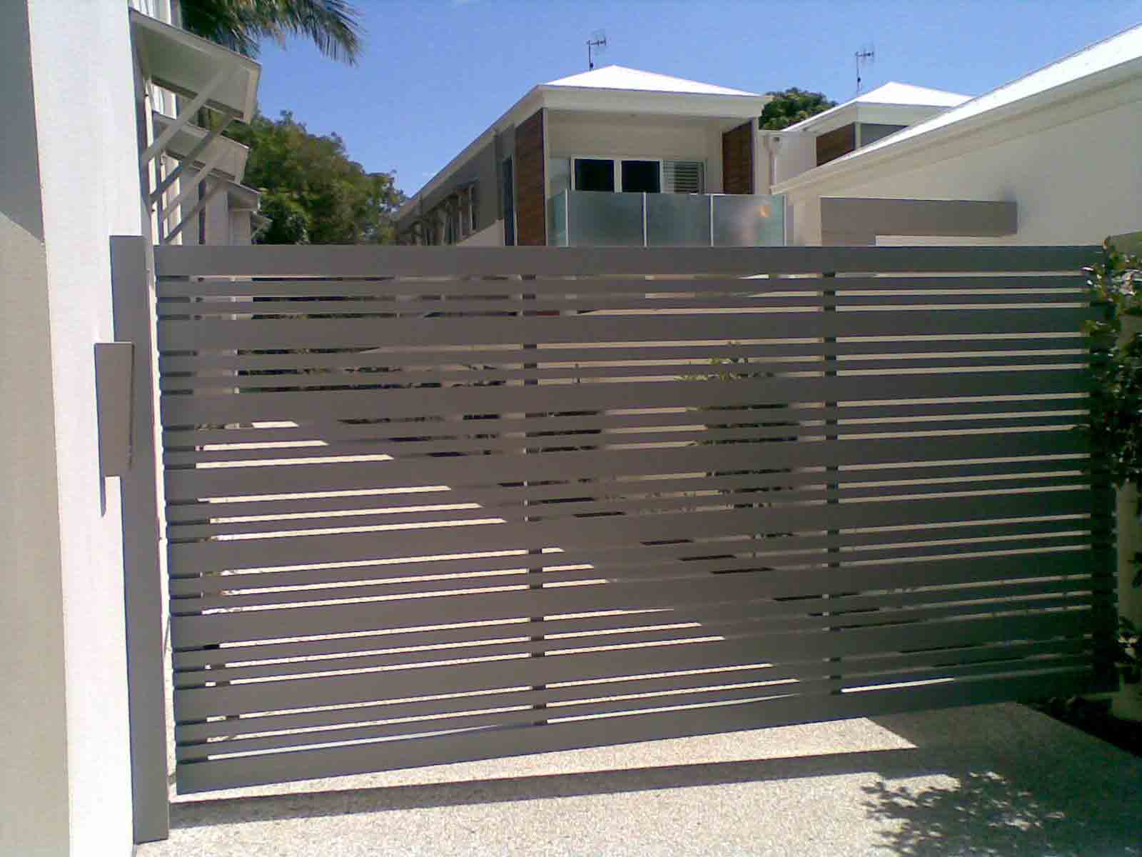 Slatted Gate — GJM Balustrading in Noosaville, QLD