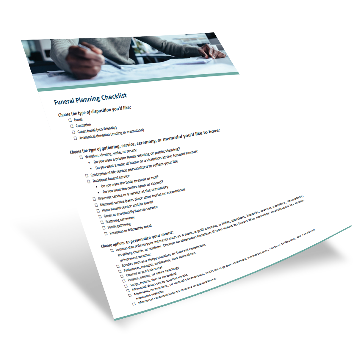 Preplanning Checklist icon