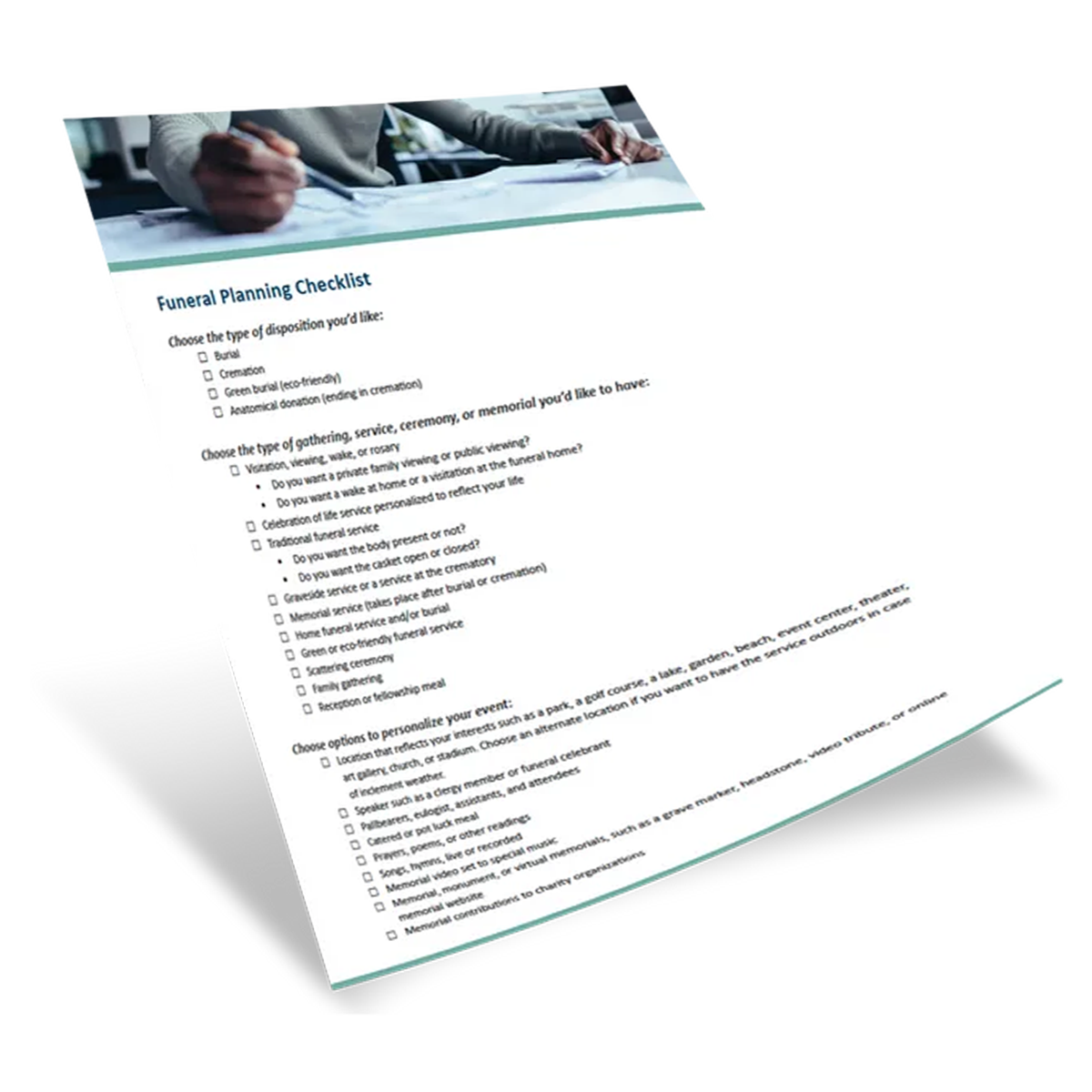 Preplanning Checklist icon