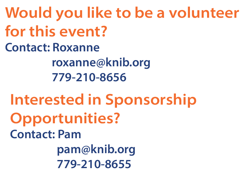 Volunteer and Sponsorship opportunities available.