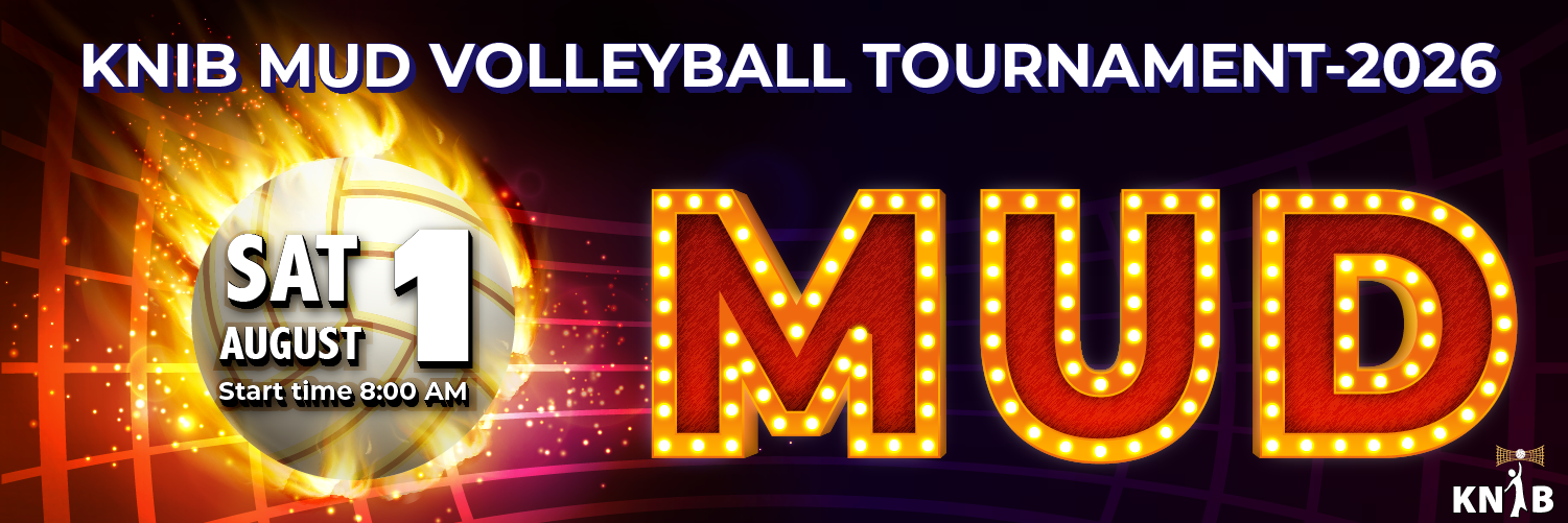 KNIB MUD Volleyball Tournaments 2026