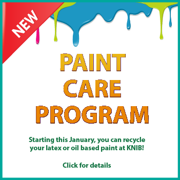 New Paint Care Program at KNIB