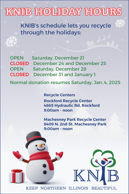 KNIB holiday hours through Jan. 4th
