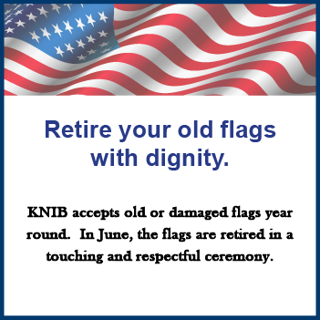 Retire your old flags with dignity
