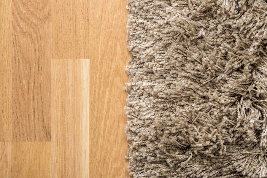 Fluffy Rug On Laminate Floor —  Cabonne Carpets In Molong, NSW