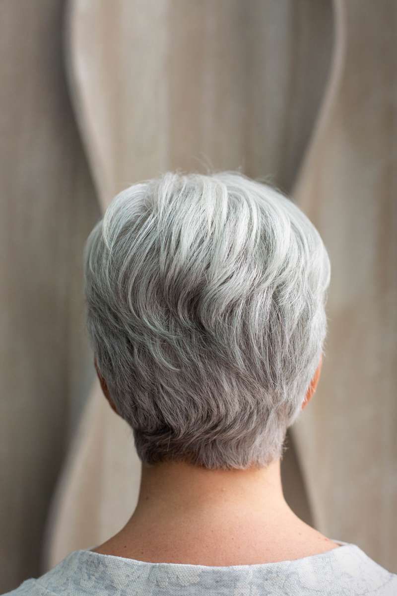 gray hair