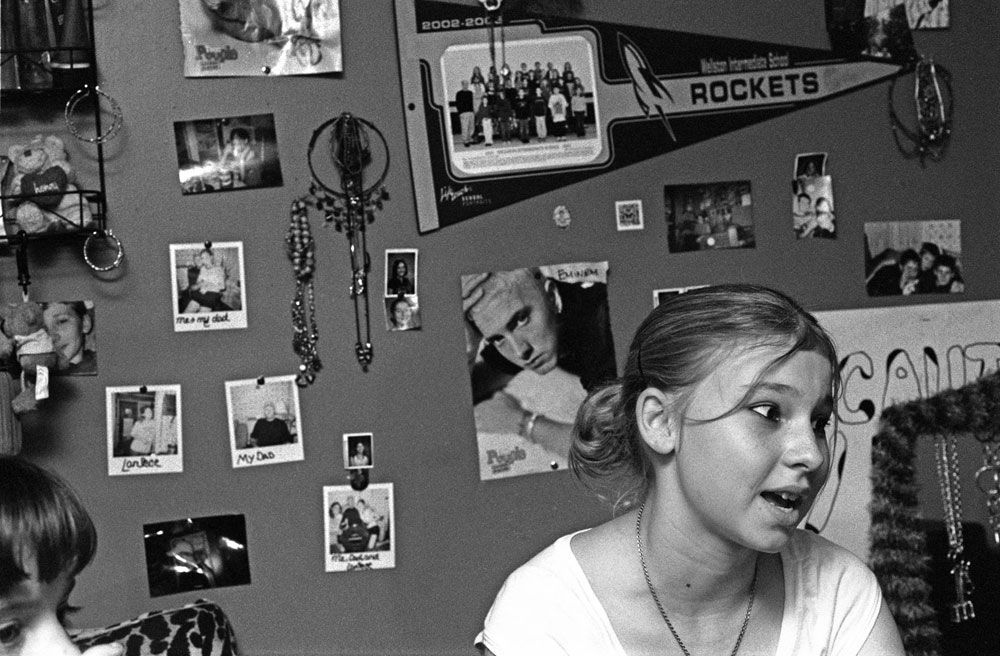 'I just pick what [clothes] I like and if it's comfortable. Well, I get advice from magazines and celebrities. I read Seventeen, Cosmogirl, Teen Magazine...then there's BOP. That's where I get all the posters for my wall.' --Mary Choate, 13.