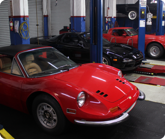 Retro Vehicle in Laguna Auto Service Center in Laguna Beach, CA