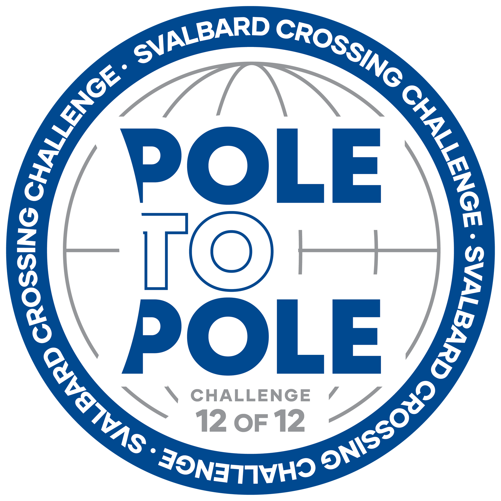 A logo for the pole to pole crossing challenge