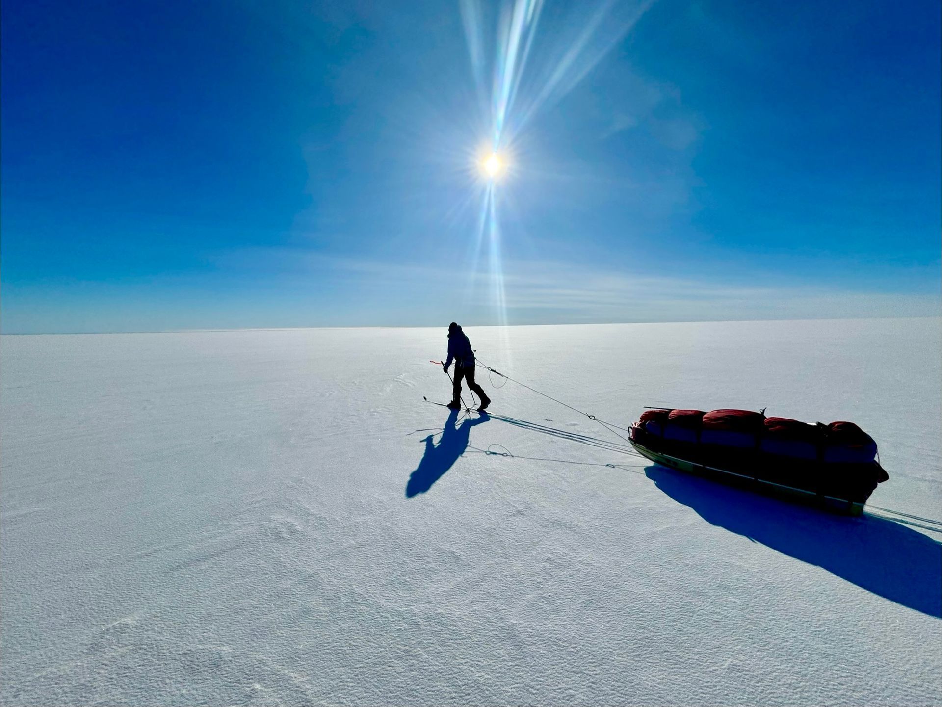 Patrick bernier skiing to the south pole pole to pole