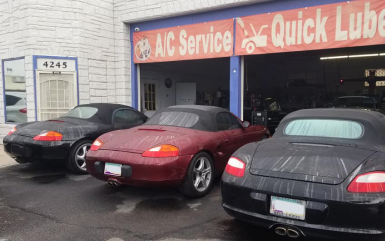 Cars in parking lot | Denver's Car Care