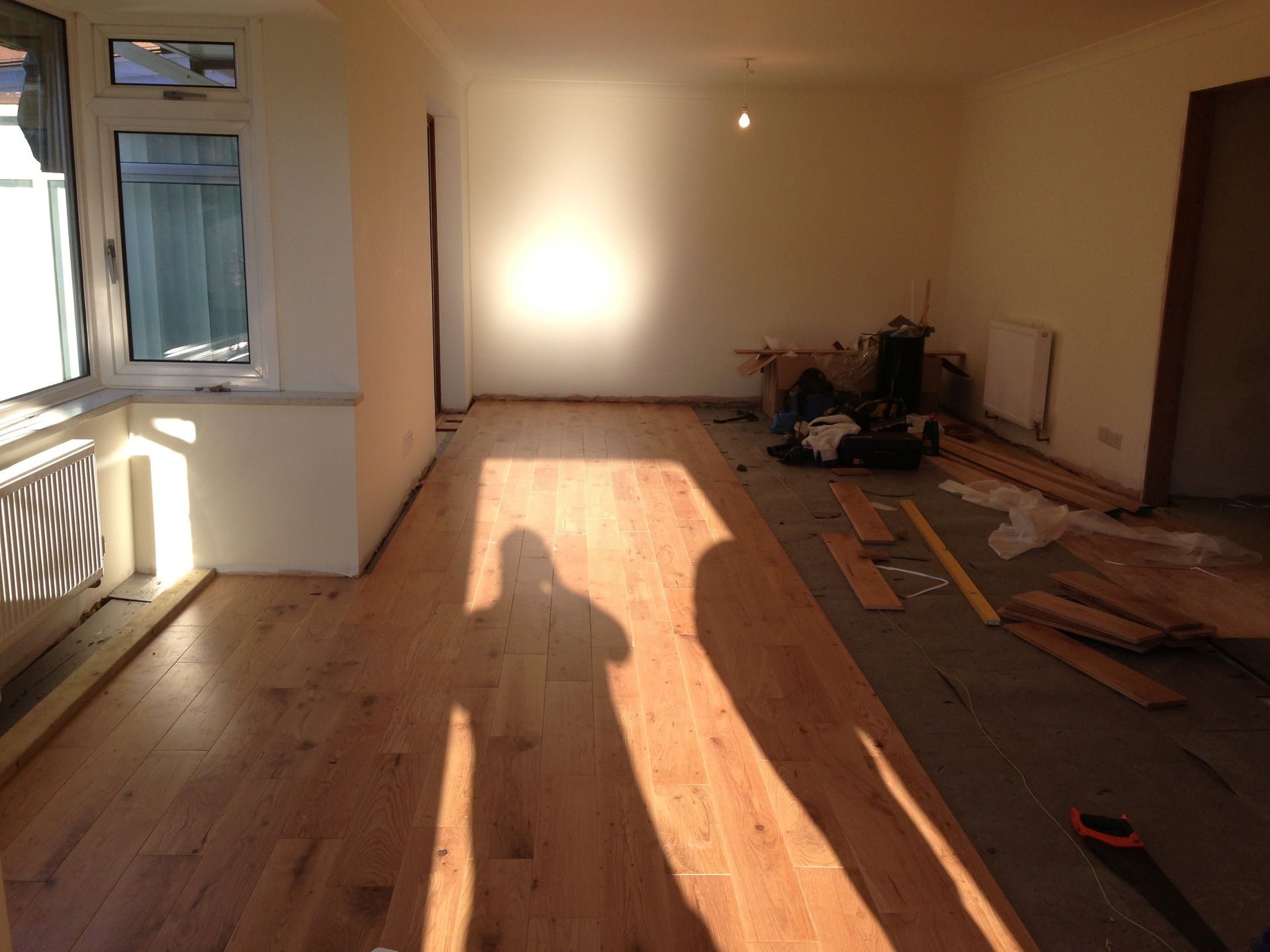 wooden flooring in home