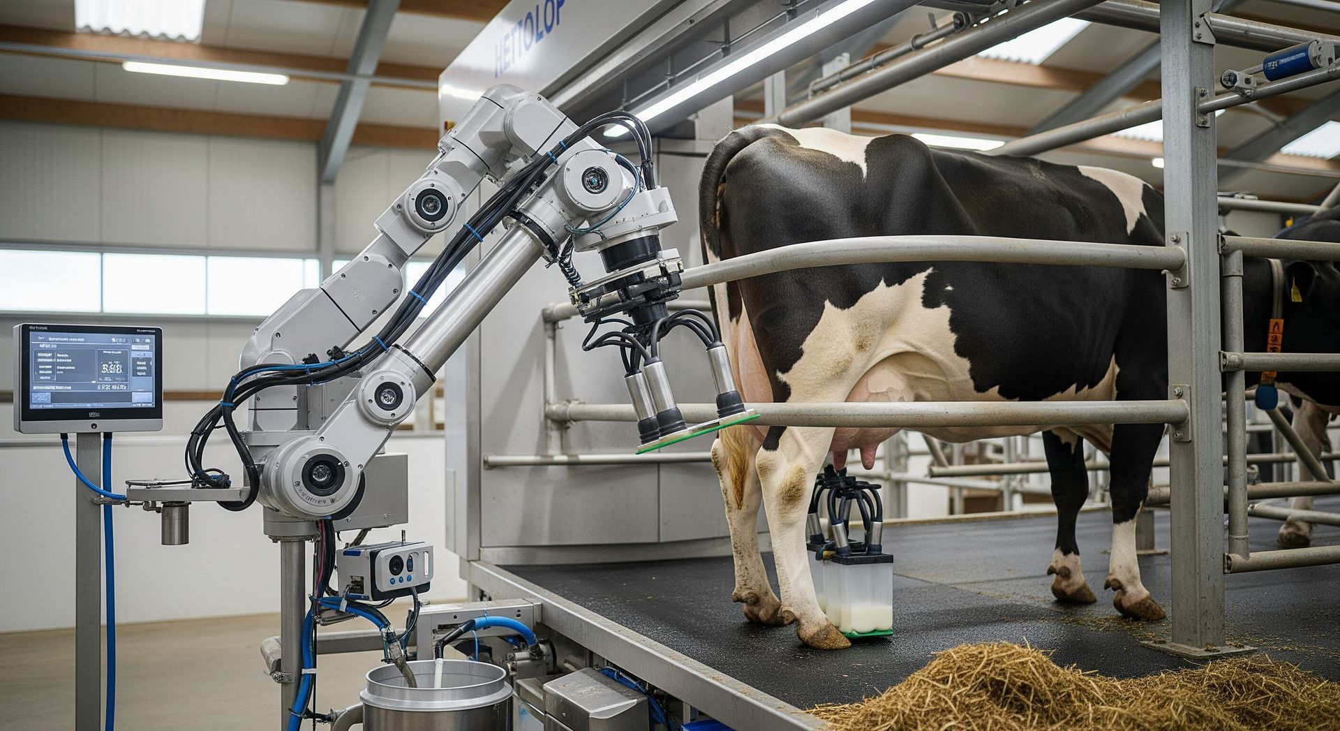 Modern milking system upgrade with advanced features to boost efficiency and dairy farm productivity