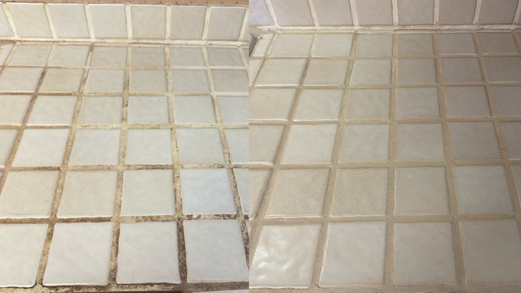 Don't harbor bacteria in your tiled countertops, call us for a deep clean and color seal!